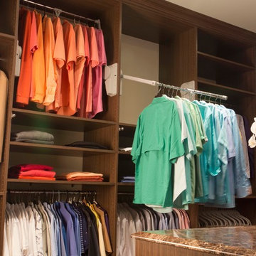 His & Hers Master Closet