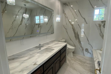 Inspiration for a bathroom remodel in Orange County