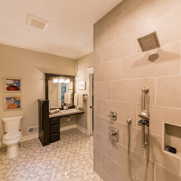 Walk-In Shower and Bathroom