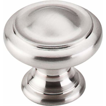 Top Knobs  -  Dome Knob 1 1/8" - Brushed Satin Nickel