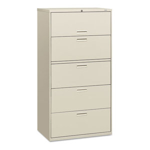 700 Series 4 Drawer Lateral File Light Gray Contemporary