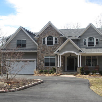 New Transitional Craftsman Colonial Home