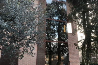 Photo of a contemporary home design in Bologna.