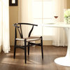 Amish Dining Wood Armchair, Black