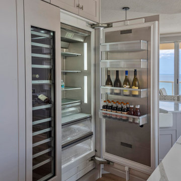 Built-In Refrigerator and Wine Storage