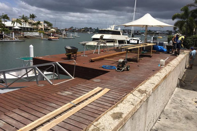 Modern deck in Sunshine Coast.