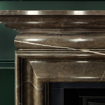 Oxford Estate - Stone Fireplace