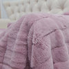 Super Mink Faux Fur Throw Blanket, Polignac, 50"x60"
