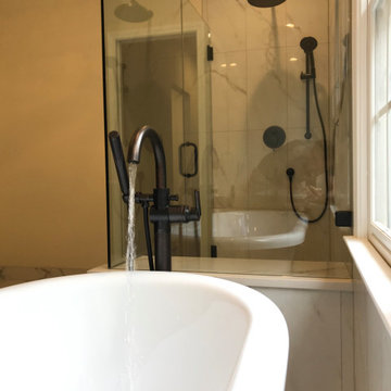 Warm and up-to-date Master Bath
