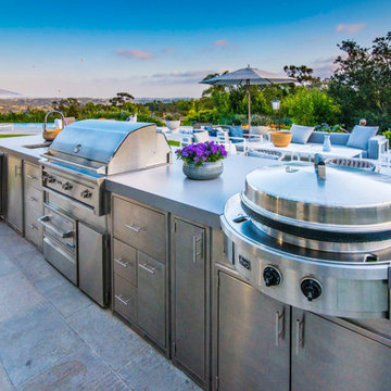 Outdoor Kitchen Featuring Evo Grill
