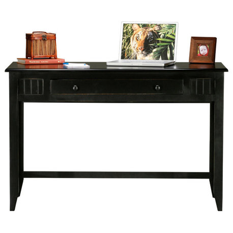 Eagle Furniture Coastal Writing Desk, Iron Ore