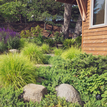 Granite boulders stabilize modern landscape