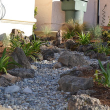 Riverbed front yard