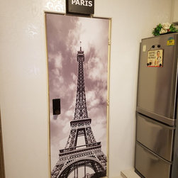 &ldquo;Paris Eiffel Tower" Bomb Shelter Door Art - Home Accessories & Decor