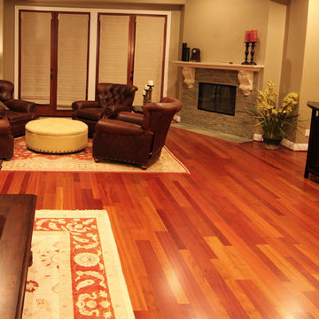 Brazilian Cherry Hardwood Flooring.