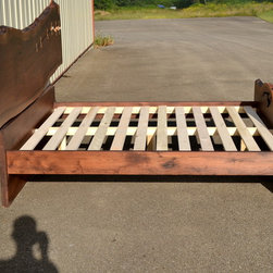 Live Edge Walnut King Size Bed - Bed Frames