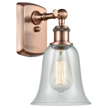 Innovations Lighting 516-1W Hanover Hanover 13" Tall Bathroom - Antique Copper