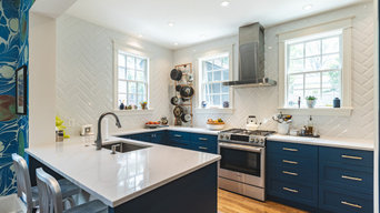 Washington, DC Eclectic Kitchen & Living Room Remodel
