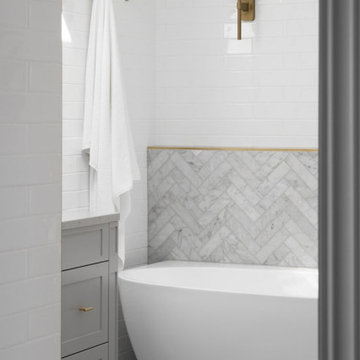 Castella Stirling Handle - French Provincial Bathroom, Symmetrie Interior Design