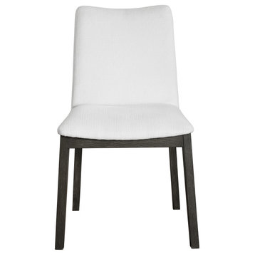 Uttermost Delano White Armless Chair S/2