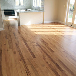 Before and After New Floors being Laid - Hardwood Flooring