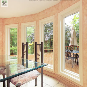 New Windows in Pretty Dining Room - Renewal by Andersen Long Island, NY