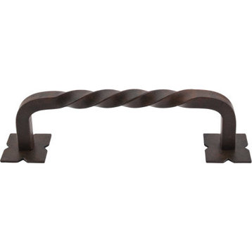 Normandy Square Twist Appliance Pull 8" (c-c) - Patina Rouge