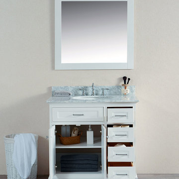 Moana 36" White Bathroom Vanity Ideabook