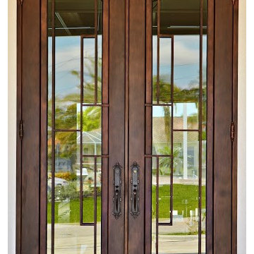 Contemporary Iron Doors