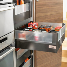 Blum Tandembox Intivo In Terra Black With Boxcover And Frosted