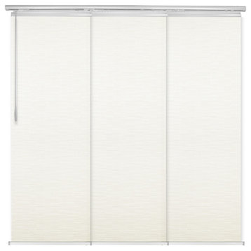 Malia 3-Panel Track Extendable Vertical Blinds 36-66"W