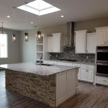 Whisper White Granite Kitchen
