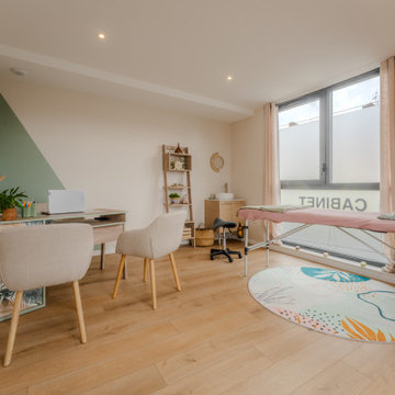 Aménagement d'un cabinet de réflexologie à Seclin