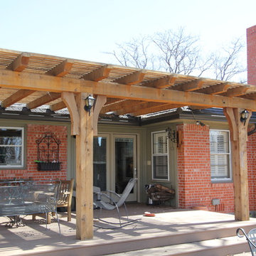 Deck with Cedar Pergola