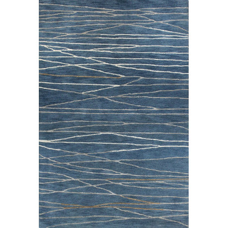 Bashian Sydney Area Rug, Azure, 3'9"x5'9"