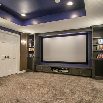 Full Basement Finishing with Wine Room