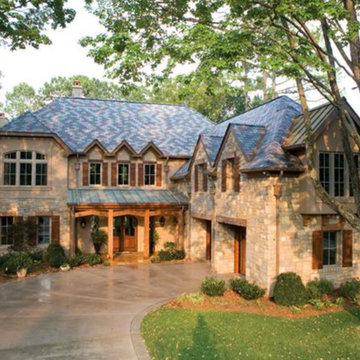 Multi-Color Synthetic Slate Roofing