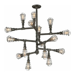 Rustic Industrial Lighting - Chandeliers