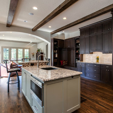 Spectacular Kitchen Remodel with double islands 6 burner gas stove Denver CO