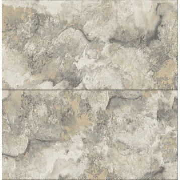 Aria Light Grey Marbled Tile Wallpaper Sample