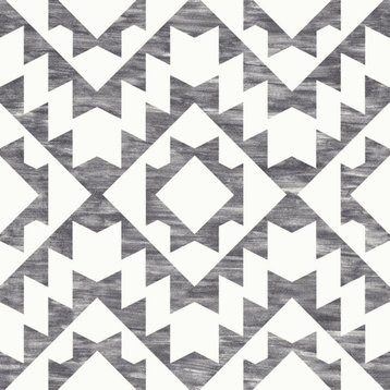 Fantine Black Geometric Wallpaper Bolt