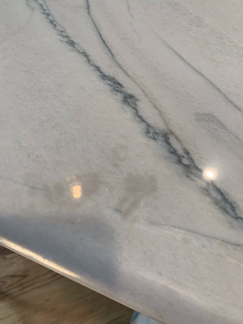 Sealed quartzite sensitive to water and oil?