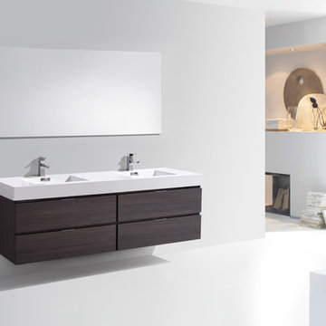 Bliss Wall Mount Modern Bathroom Vanity