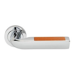Dots 3 Leather Handle by Manital - Door Hardware