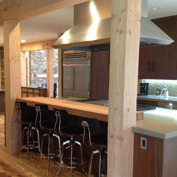 Spacious Kitchens w/ Metal Accents