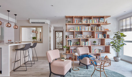 Houzz Tour: Inspired by Hotels, This 5-Room Flat Puts on the Ritz