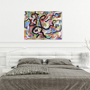 "Untitled #101" in a room setting