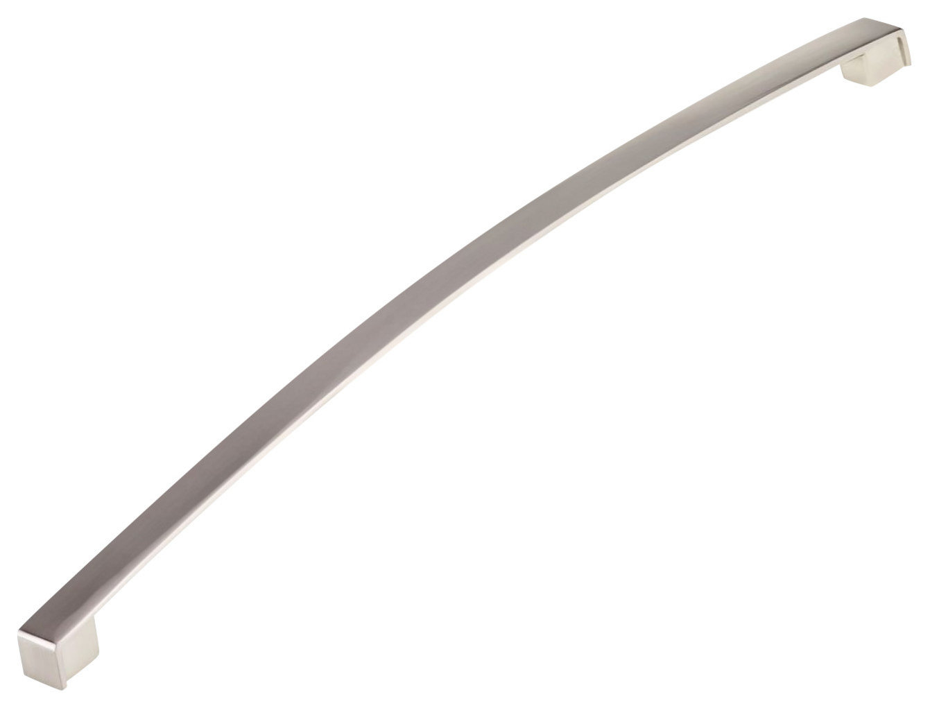 Transitional Arch 12-5/8" Centers Brushed Nickel Cabinet Pull Handle, 2 ...