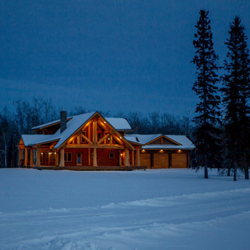 The Alberta Ranch Post & Beam Design