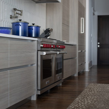 Milano - Fantasia + Bianco Lucido - Kitchen New Construction
